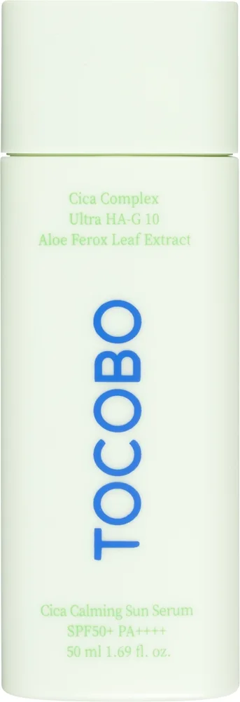TOCOBO Cica Calming Sun Serum Skyddande serum med lugnande egenskaper SPF 50+ 50 ml