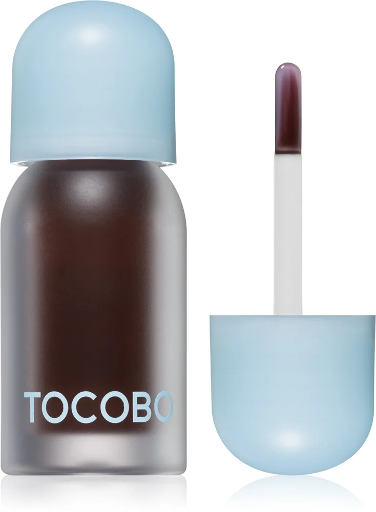 TOCOBO Juicy Berry Plumping Lip Oil sävyttävä huuliöljy suurentava vaikutus sävy 03 Black Cherry 4 g