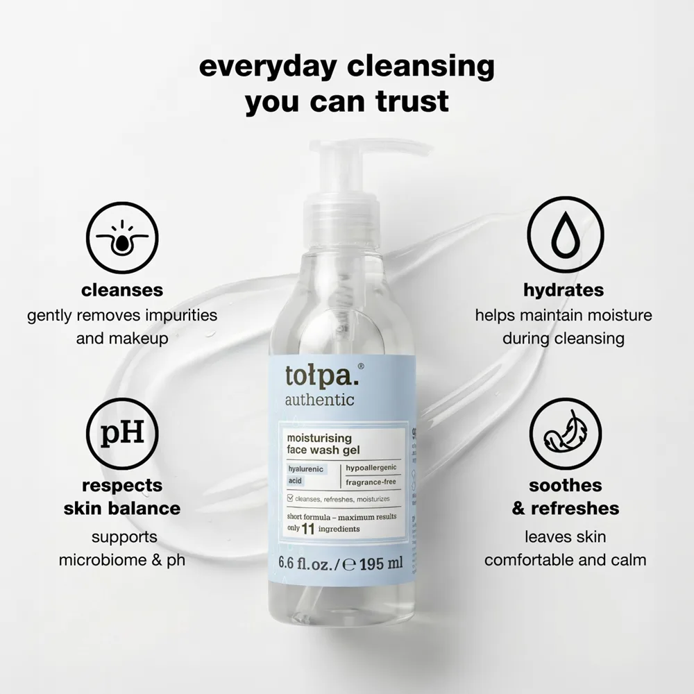 Tołpa Authentic Smink borttagnings gel med återfuktande effekt 195 ml