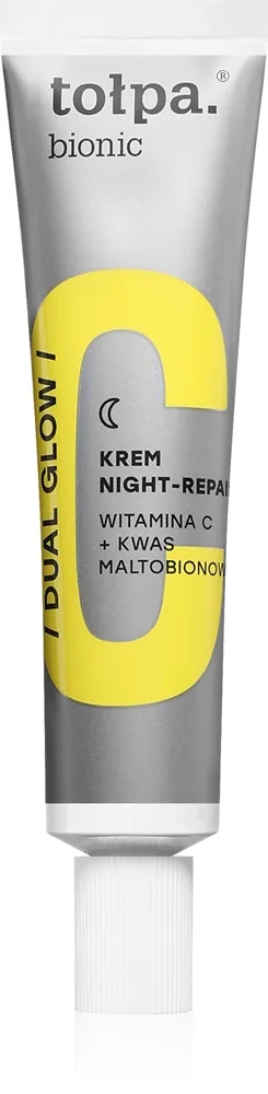 Tołpa Bionic Dual Glow Nattkräm för lyster och återfuktning 40 ml