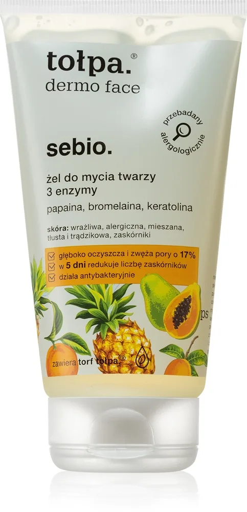 Tołpa Dermo Face Enzyme pesugeeli mustapäihin 150 ml