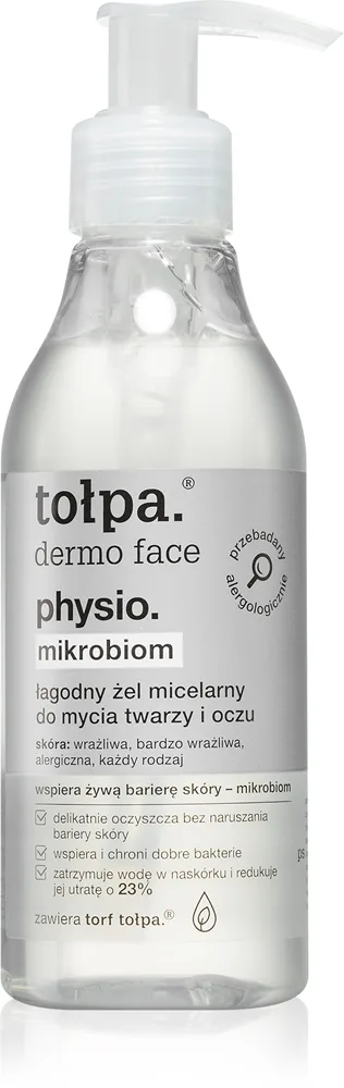 Tołpa Dermo Face Physio Mikrobiom Rengörande micellärt gel 195 ml