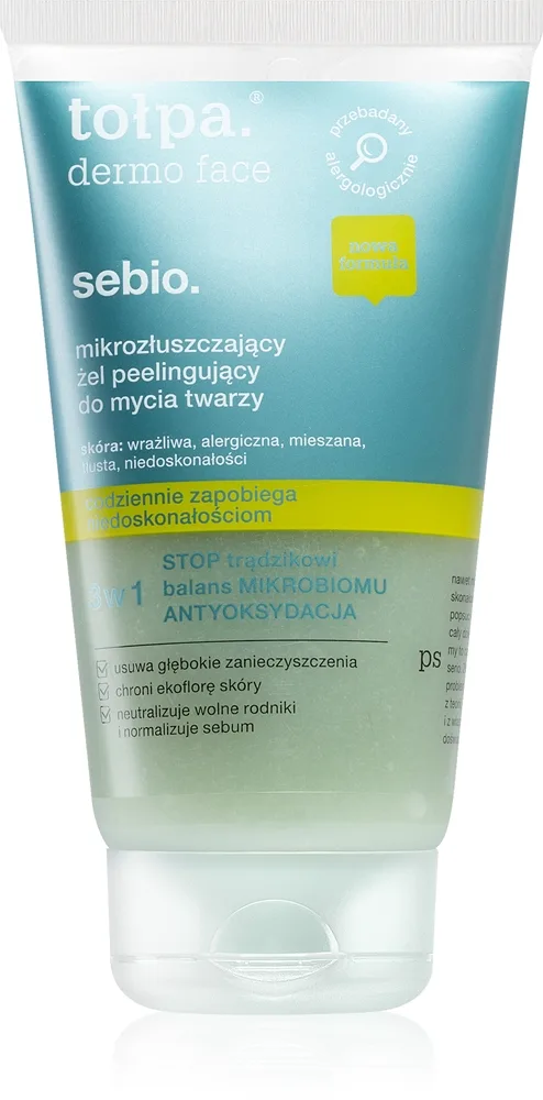Tołpa Dermo Face Sebio Rensegel skrub til ansigt 150 ml