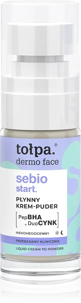 Tołpa Dermo Face Sebio Start Krämfoundation för att behandla hudbristningar 30 ml