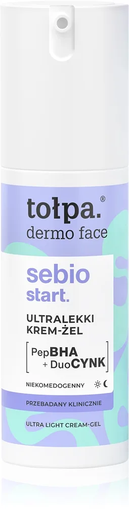 Tołpa Dermo Face Sebio Start ultralätt återfuktande kräm 50 ml