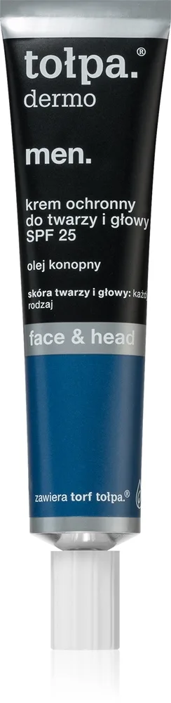 Tołpa Dermo Men Face & Head Skyddande ansiktskräm SPF 25 40 ml