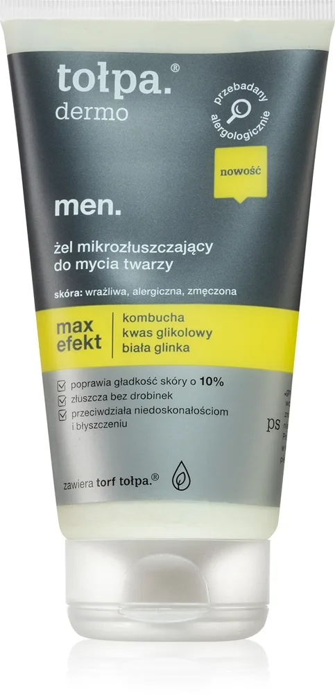 Tołpa Dermo Men Max Effect Exfolierande rengöringsgel  för män 150 ml