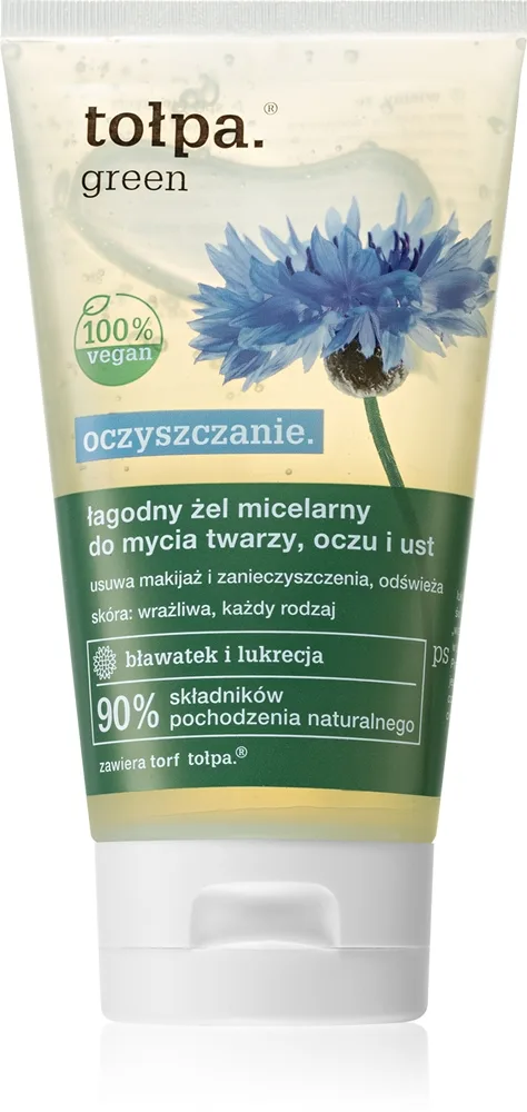 Tołpa Green Cleaning Rengöringsgel för ansikte och ögon 150 ml