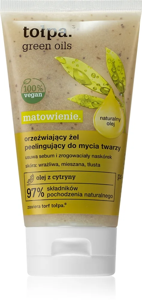 Tołpa Green Oils Exfolierande ansiktsrengöring 150 ml