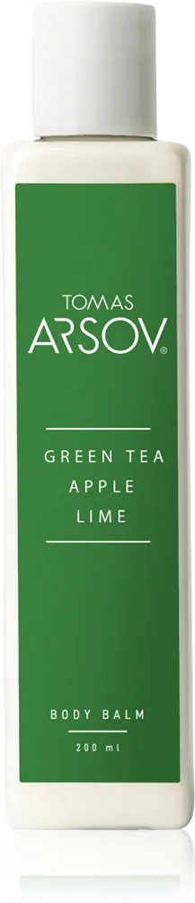 Tomas Arsov Green Tea Apple Lime Body Balm Parfümierter Balsam für den Körper mit feuchtigkeitsspendender Wirkung 200 ml