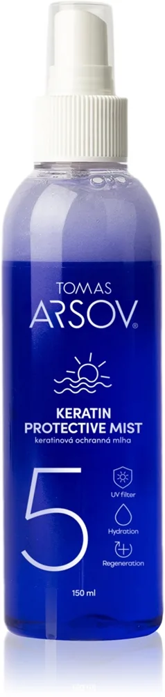 Tomas Arsov Keratin Protective Mist keratiinisuihke keltaisia sävyjä neutralisoiva 150 ml