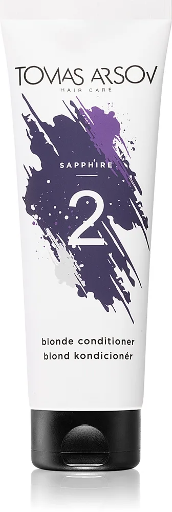 Tomas Arsov Sapphire Blonde Condicioner Dyb nærende balsam til afbleget, køligt lyst hår 1000 ml