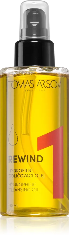 Tomas Arsov Skin REWIND Hydrofilní čistící olej Rengöringsolja 150 ml