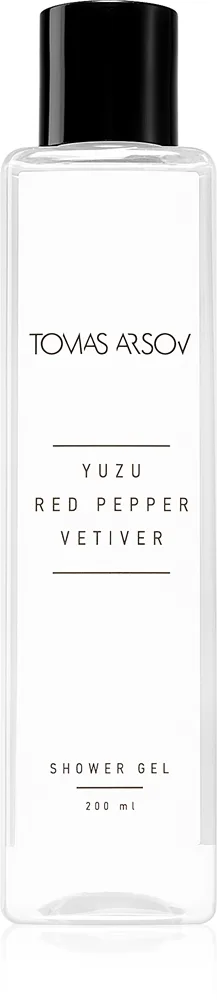 Tomas Arsov Yuzu Red Pepper Vetiver parfymerad duschgel med återfuktande effekt för Kvinnor 200 ml