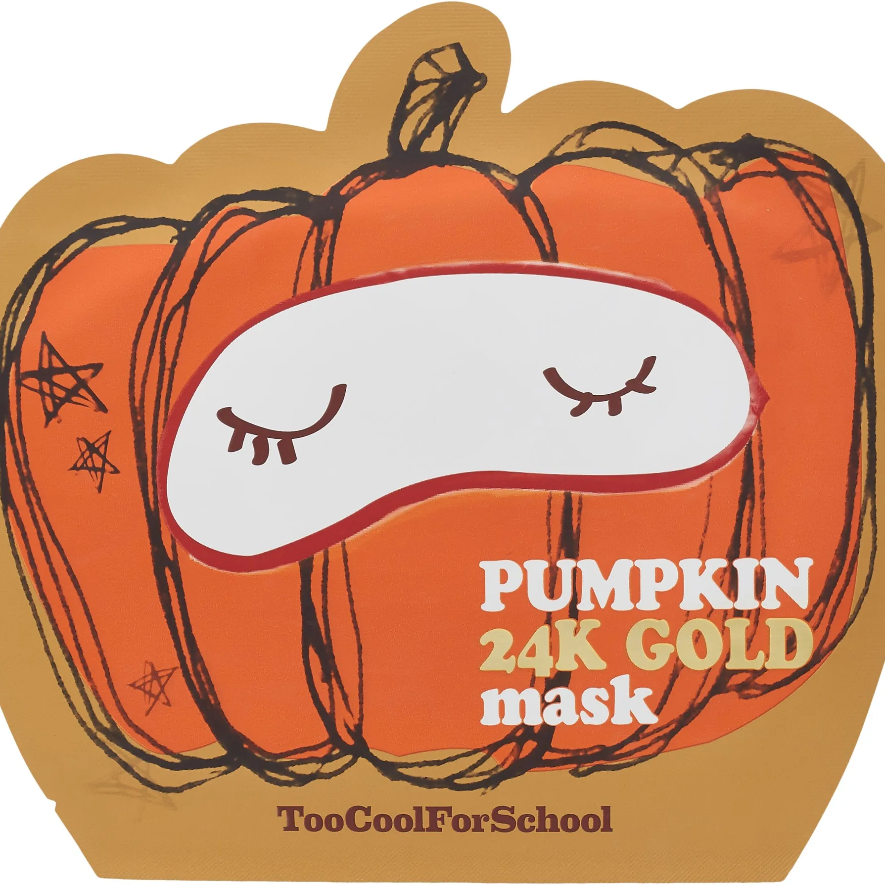 Too Cool For School Pumpkin 24K Gold Mask 25 g