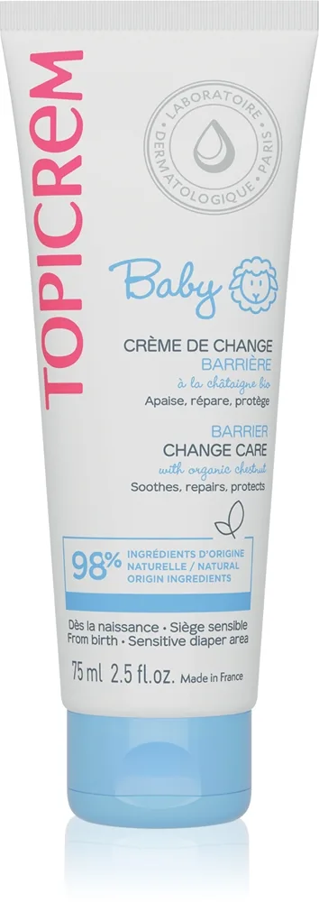 Topicrem BABY Barrier Change Care schützende Creme für Kinder gegen Wundsein 75 ml