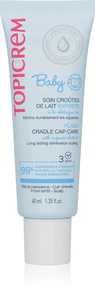 Topicrem BABY Cradle Cap Care Gel gegen Milchschorf für Kinder ab der Geburt 40 ml