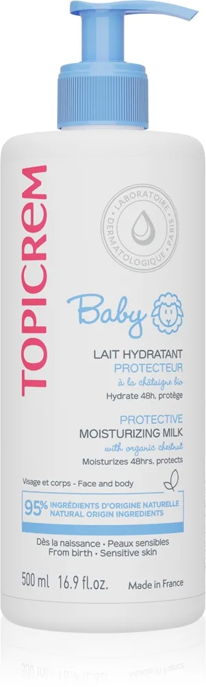 Topicrem BABY My 1st Ultra-Moisturizing Milk feuchtigkeitsspendendes Gesichts und Bodylotion für trockene und empfindliche Haut 500 ml