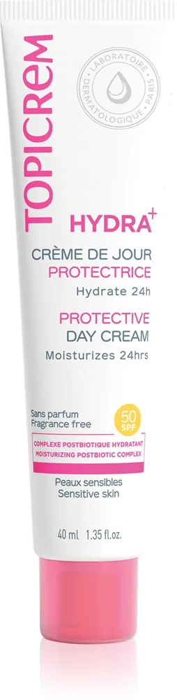 Topicrem Hydra+ Protective Day Cream Beskyttende dagcreme SPF 50+ 40 ml