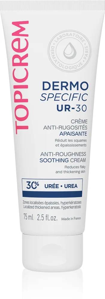 Topicrem UR-30 Anti-Roughness Soothing Cream rauhoittava voide karheaan ihoon 75 ml