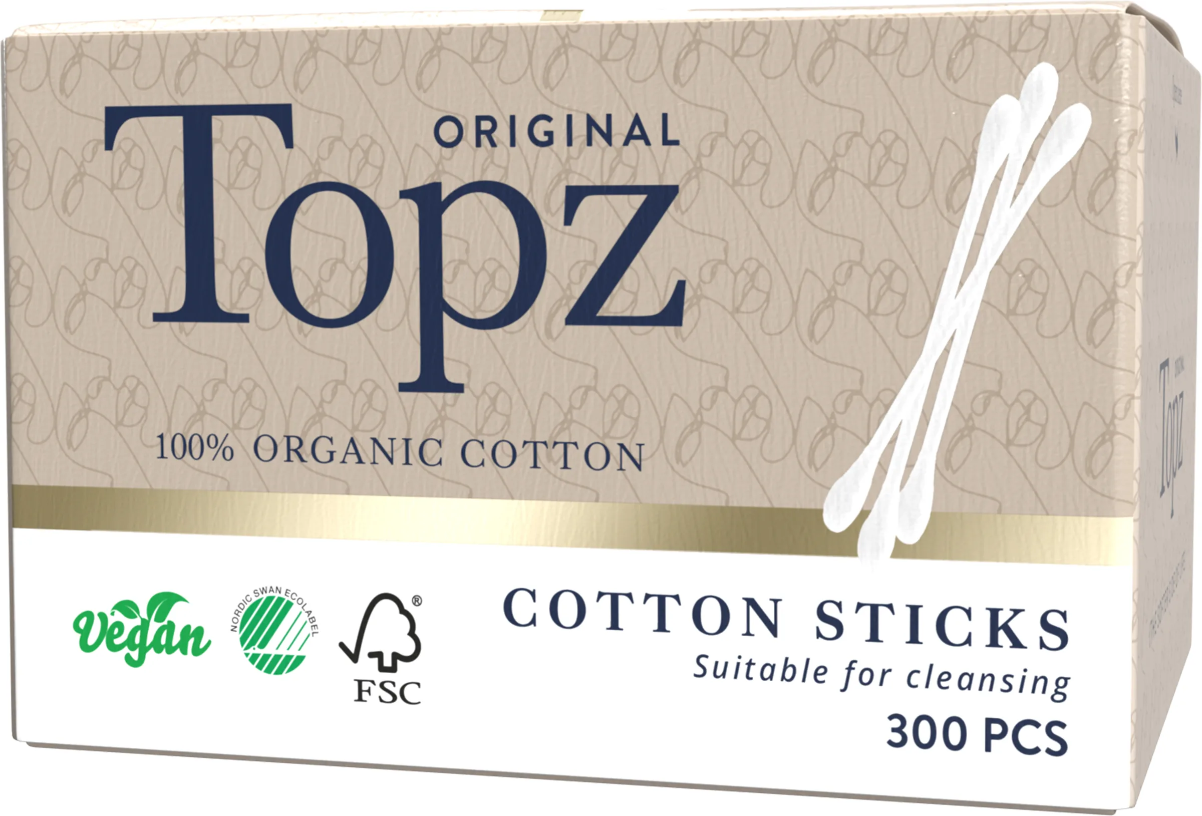 Topz Premium Cotton Sticks 300 st