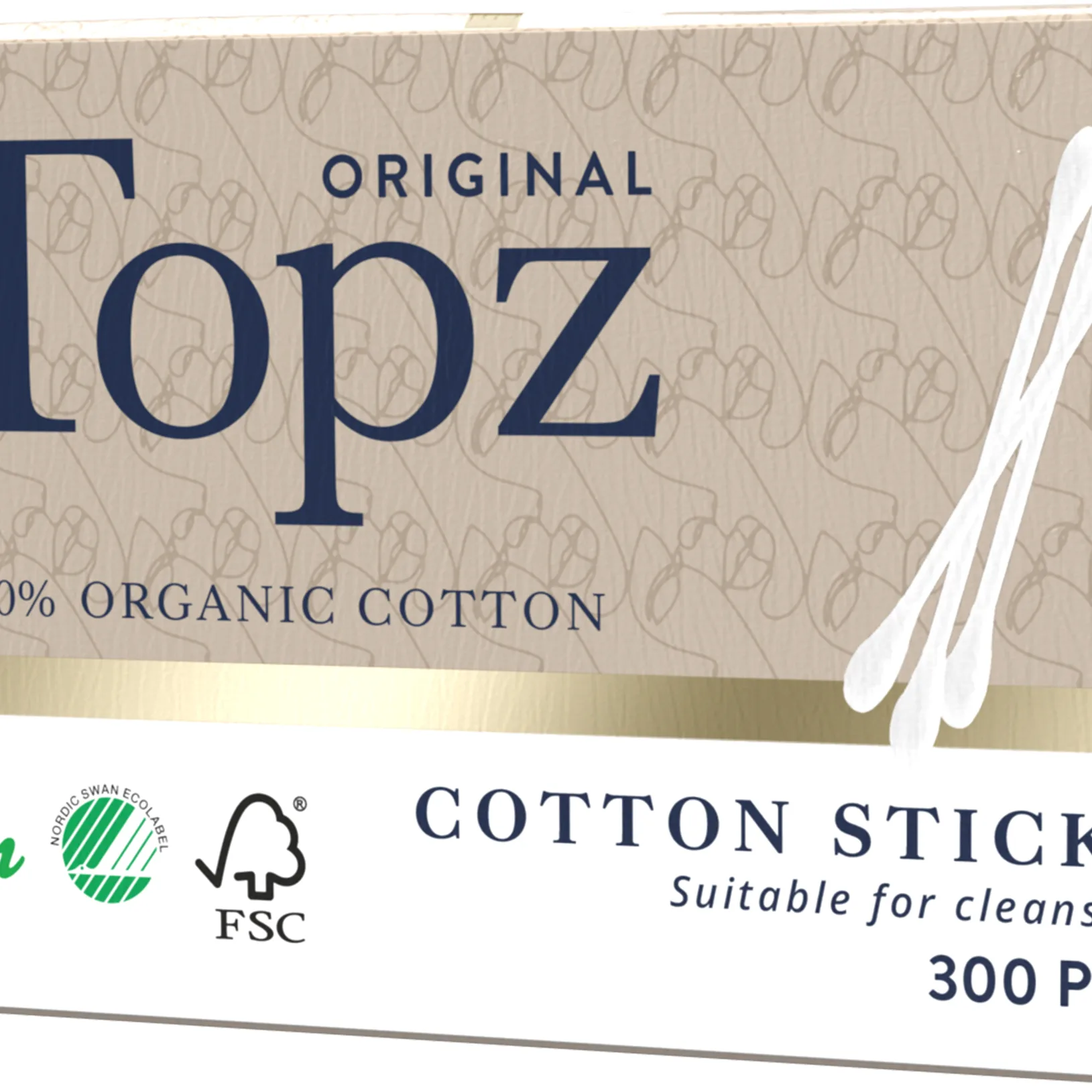 Topz Premium Cotton Sticks 300 pcs