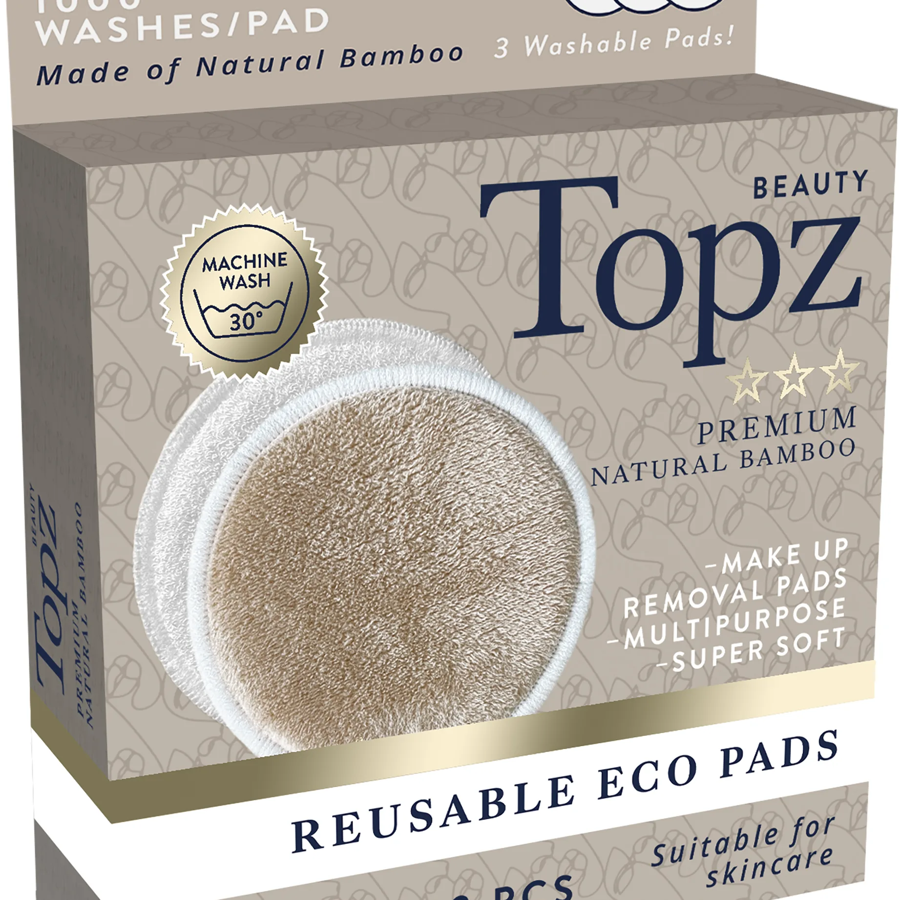 Topz Premium Reuseable Eco Pads 3 pcs