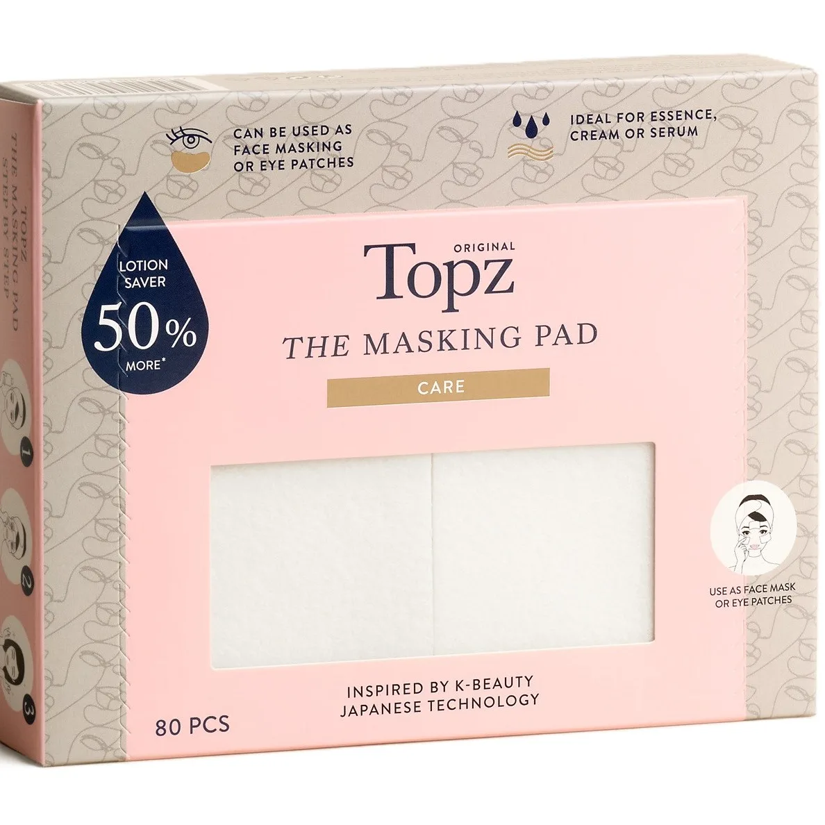 Topz Premium The Masking Pad 80 pcs