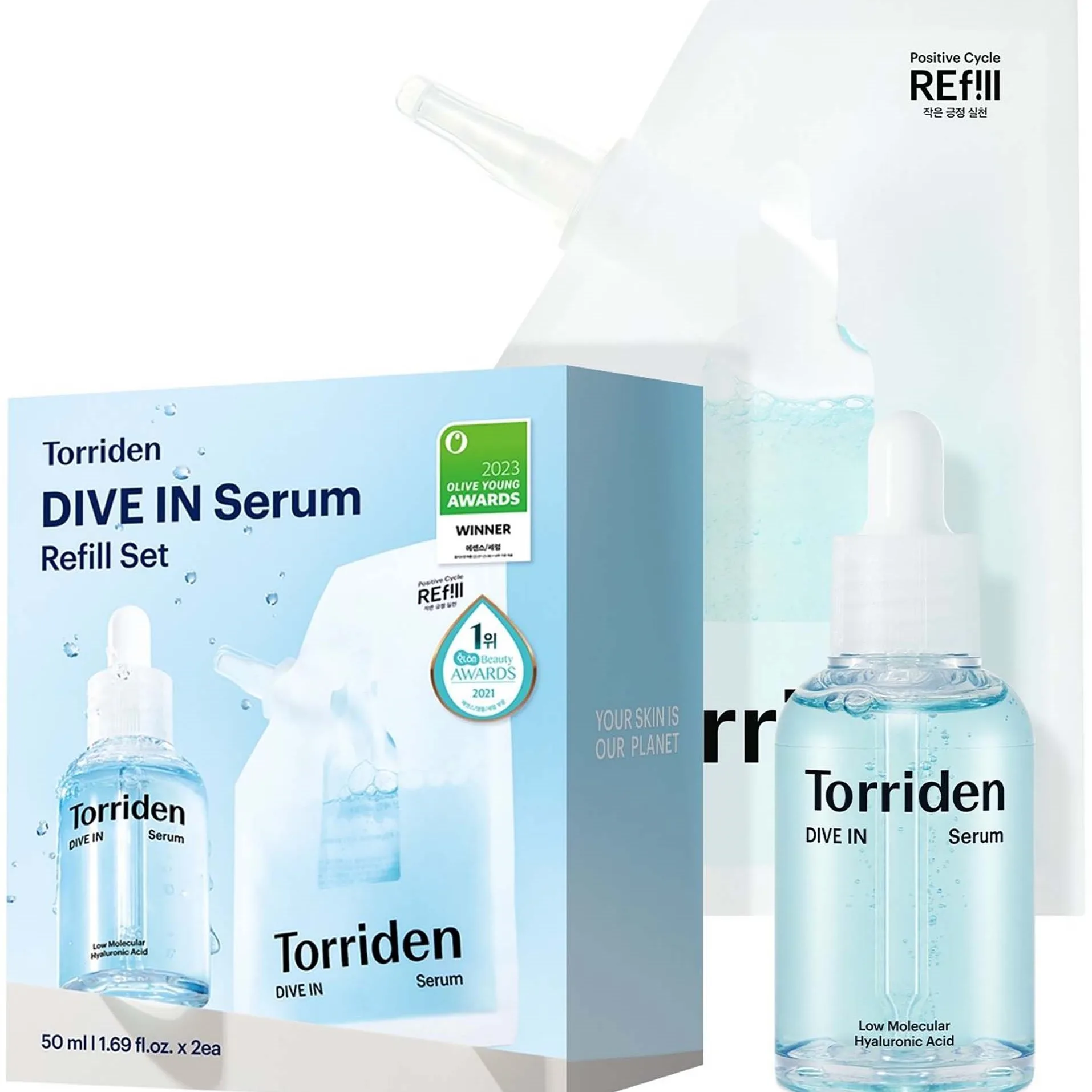 Torriden DIVE-IN Serum Refill Set 2x50ml