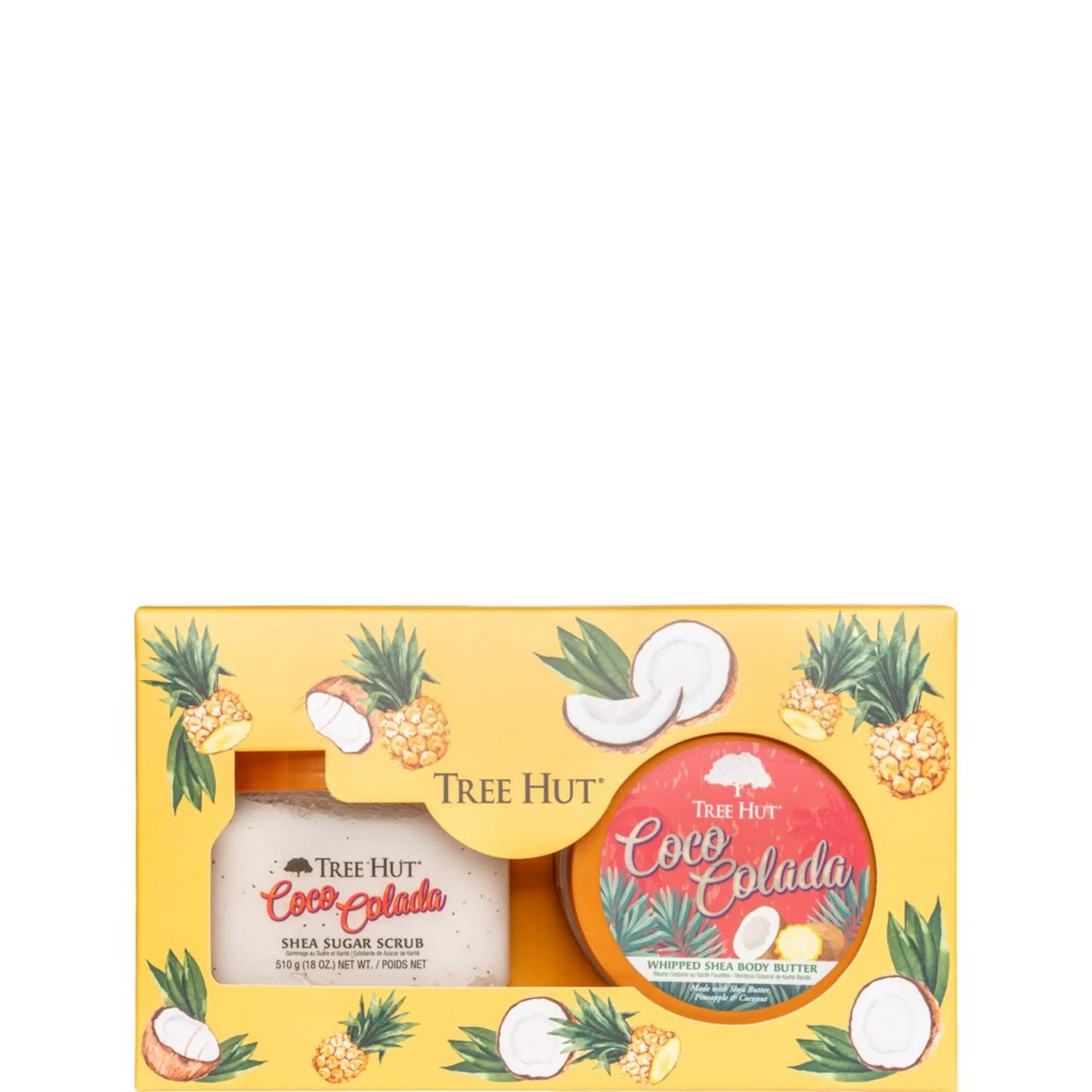 TREE HUT Coco Colada Sugar Scrub & Whipped Body Butter Vartalonhoitosetti