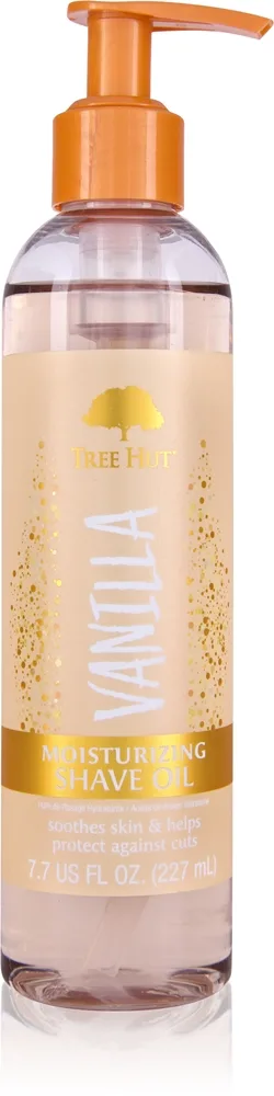 Tree Hut Vanilla Fugtende olie til barbering 227 ml
