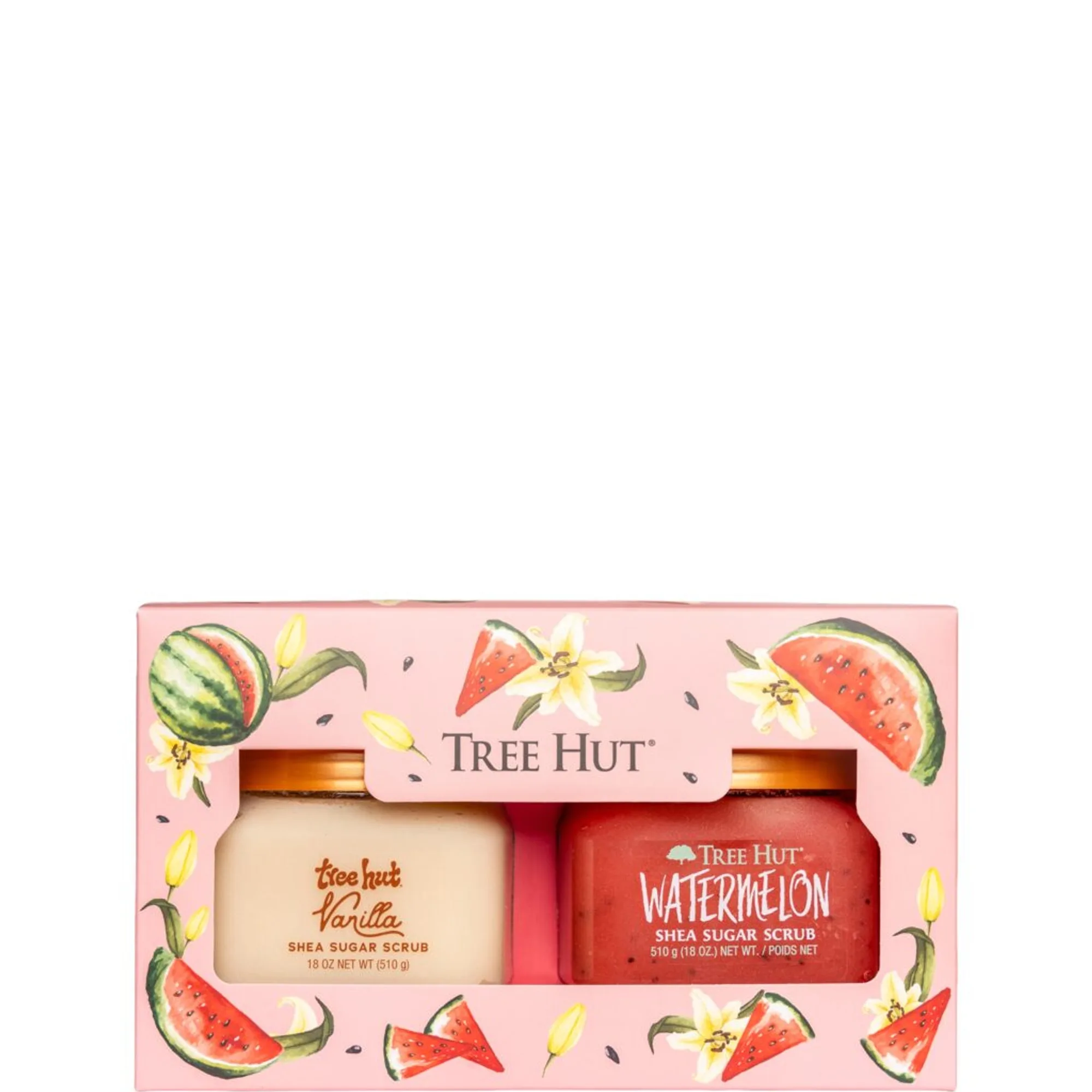 TREE HUT Watermelon and Vanilla Sugar Scrubs Vartalonhoitosetti