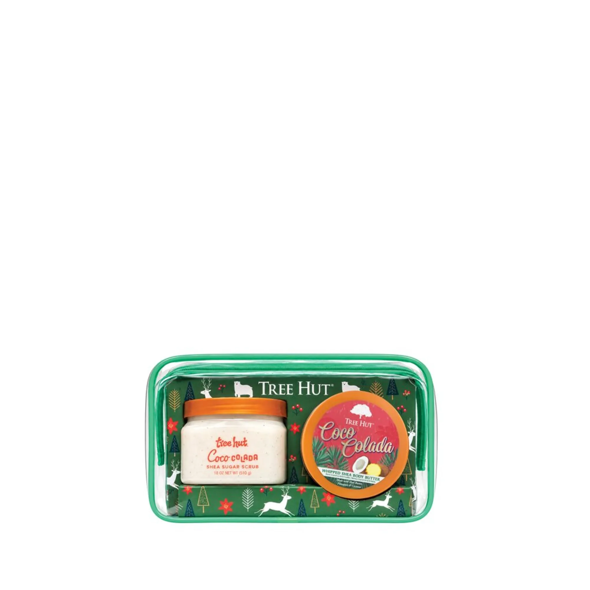 TREE HUT Xmas Set Coco Colada Sugar Scrub & Whipped Body Butter Vartalonhoitosetti