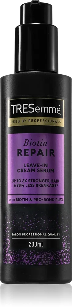 TRESemmé Biotin Repair Leave-In Cream Serum voidemainen seerumi hiusten täydelliseen ulkonäköön 200 ml