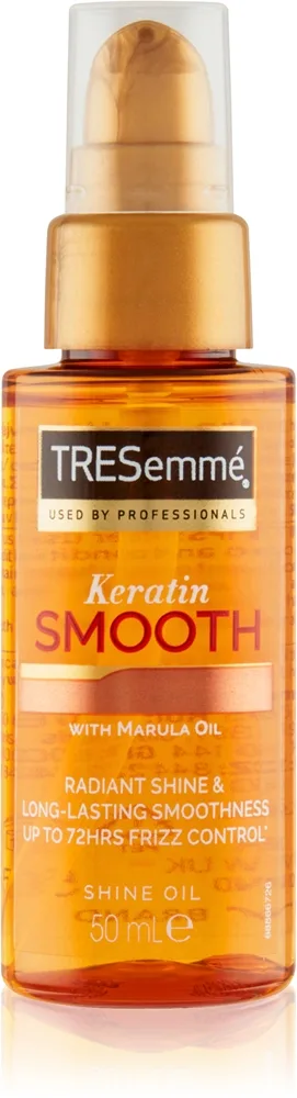 TRESemmé Keratin Smooth silottava öljy hiusten kiiltoa ja pehmeyttä lisäävä 50 ml