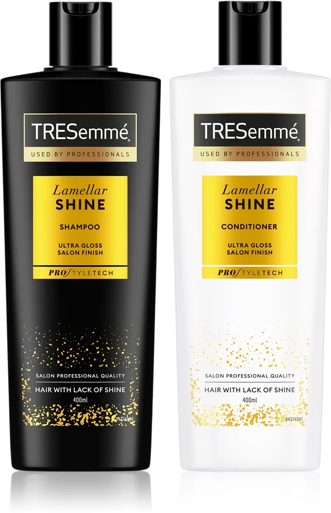 TRESemmé Lamellar Shine setti hiusten vahvistamiseksi ja kiiltoa tuomaan