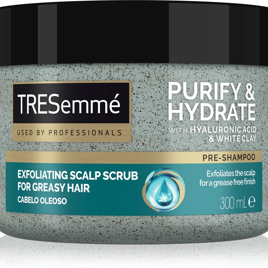 TRESemmé Purify & Hydrate Rengöringspeeling för hår och hårbotten 300 ml