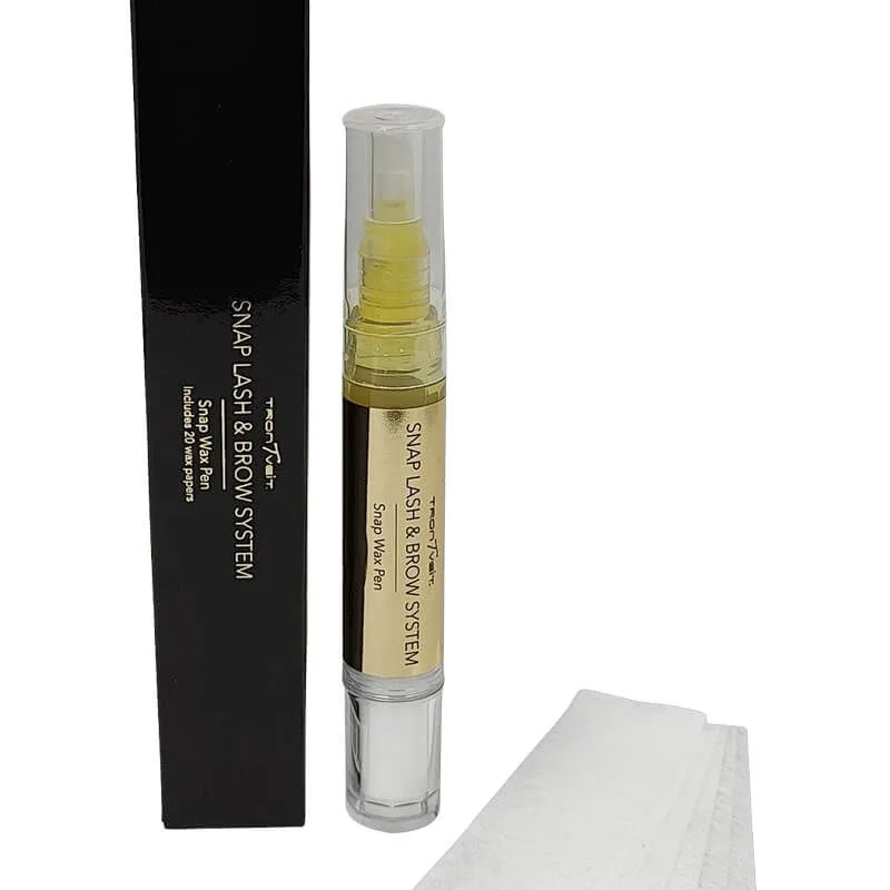Trontveit Snap Lash & Brow System, Snap Wax Pen, inkl. 20 stk. Wax Paper 4 ml