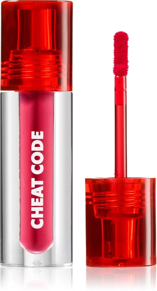 Trouble Maker Cheat Code Återfuktande läppglans Skugga Firewall Hot Pink 3 ml