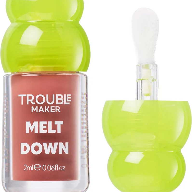 Trouble Maker Melt Down Lip Oil Läppolja Skugga Slip n Slide Nude 3 ml