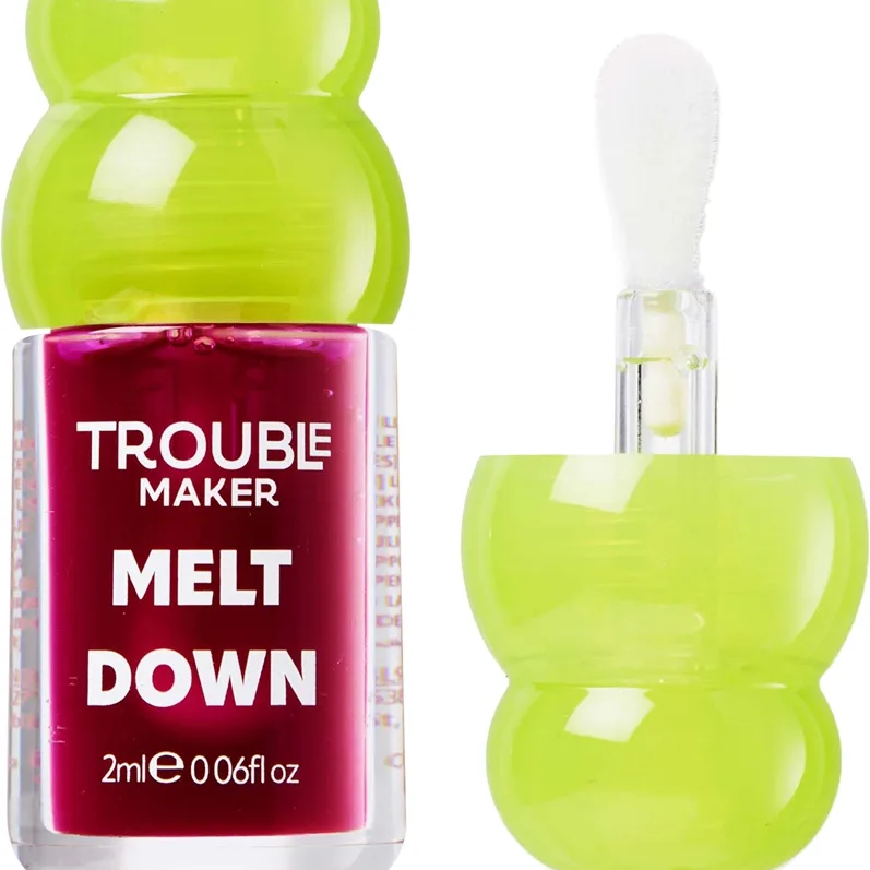 Trouble Maker Melt Down Lip Oil Läppolja Skugga Tipping Point Purple 3 ml