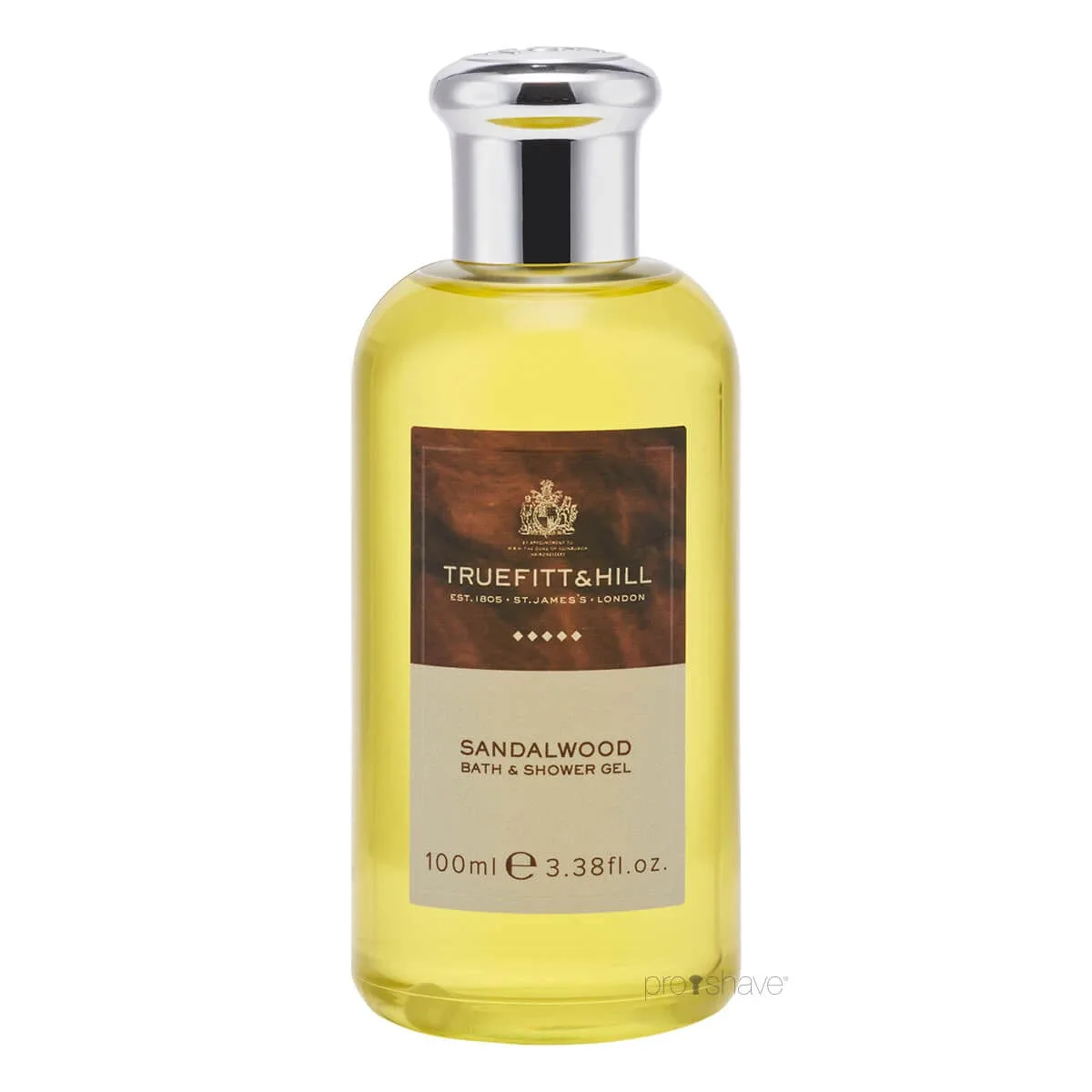 Truefitt & Hill Bath and Shower Gel, Sandalwood, 100 ml.