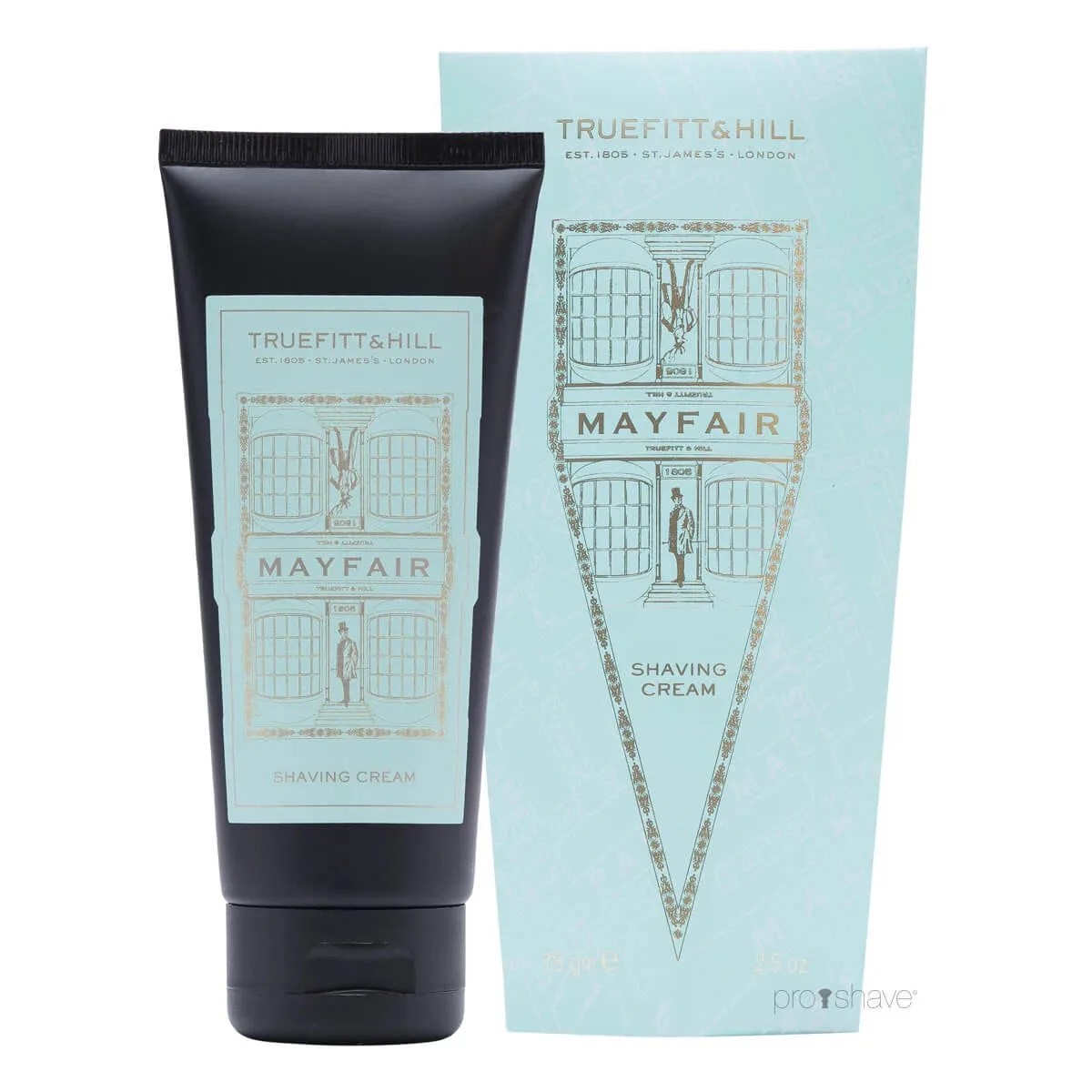 Truefitt & Hill Mayfair Shaving Cream karvanpoistovoide putkilossa 75 g