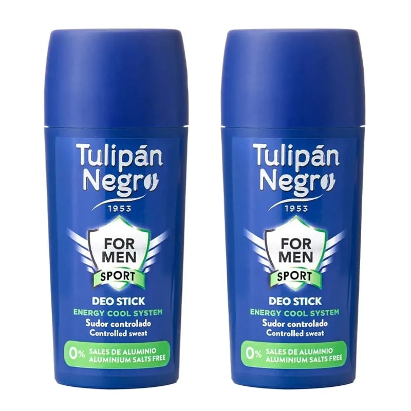 2-pack Tulipan Negro For Men Sport Deostick 75ml