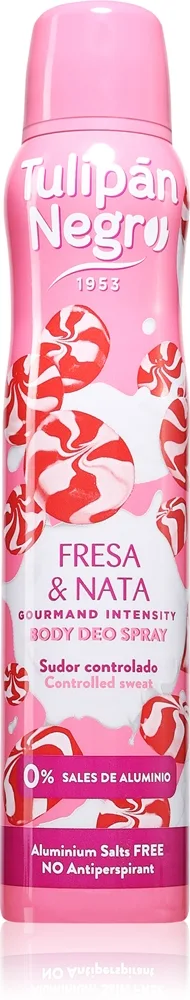 Tulipán Negro Fresa Y Nata deodorantti naisille 200 ml