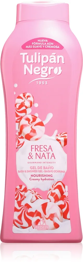 Tulipán Negro Fresa Y Nata suihkugeeli 650 ml