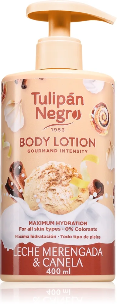 Tulipán Negro Leche Merengada & Canela kosteuttava vartalomaito 400 ml