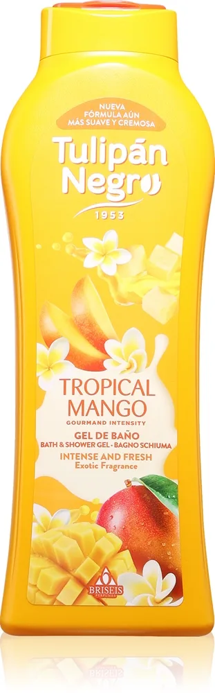 Tulipán Negro Tropical Mango Brusegel til krop 650 ml