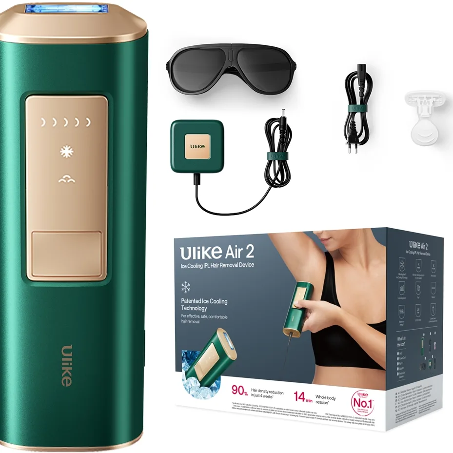 Ulike Air 2 IPL Haarentferner für Körper, Gesicht, Bikini- und Achselbereich Dark Green 1 St.