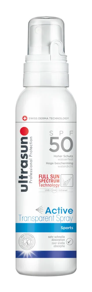 ultrasun Active Transparent Spray SPF 50  150 ml Spray